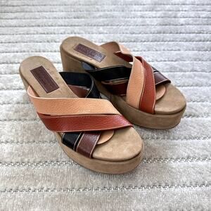 Pedro Garcia Nirou Platform Sandal in Vachetta Size 9.5